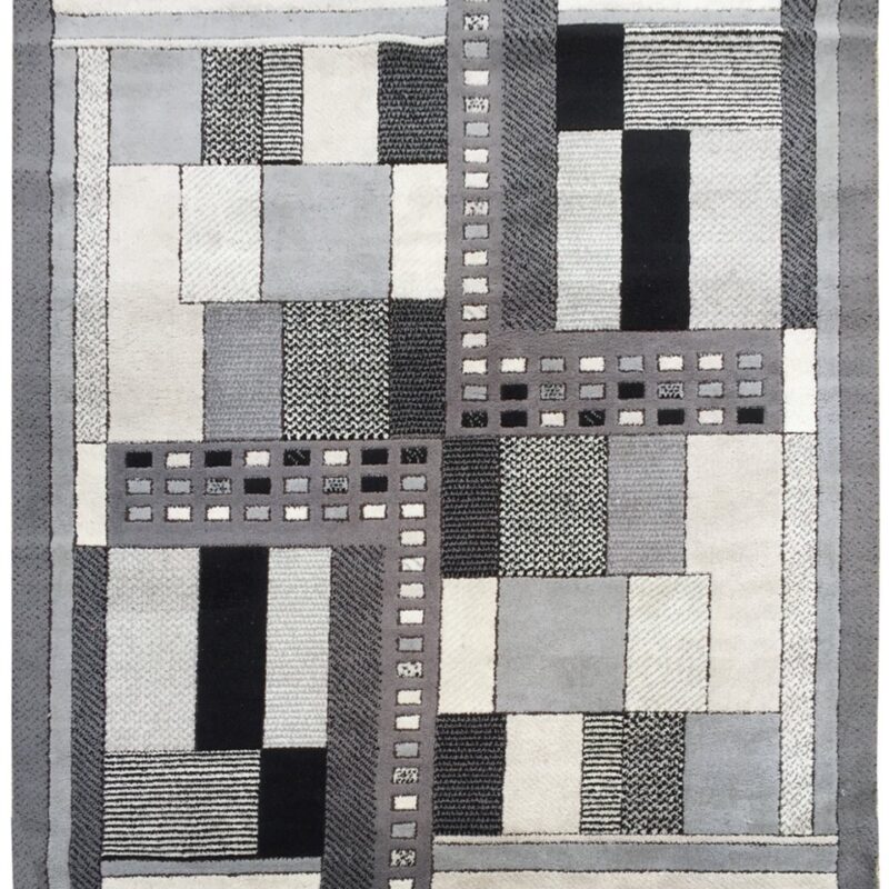 réf 14 tapis mécanique art nouveau, réalisé en france size : 2.85 x 2.00 prix : 700€