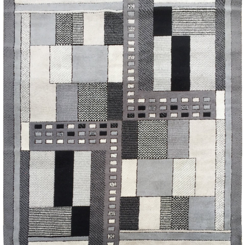 réf 14 tapis mécanique art nouveau, réalisé en france