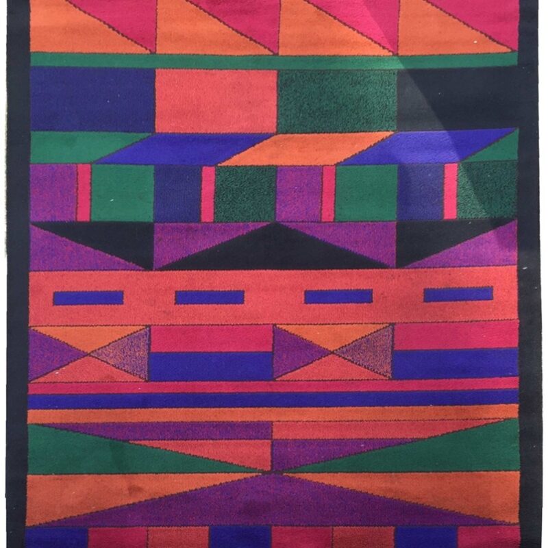 réf ab18 paire de tapis art déco fait en france