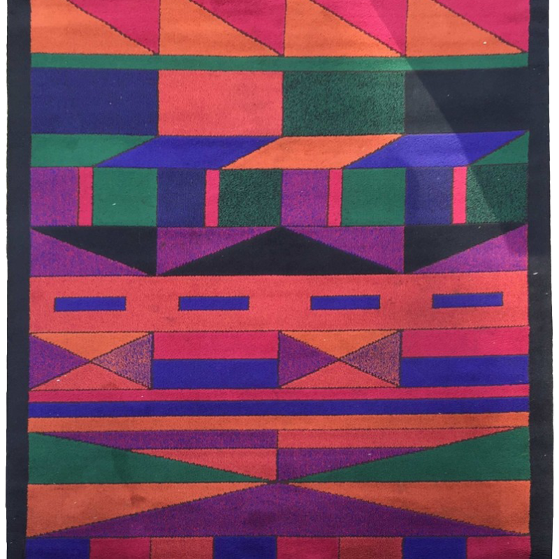 réf ab18 paire de tapis art déco fait en france